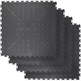 Interlocking Rubber Tiles - Black